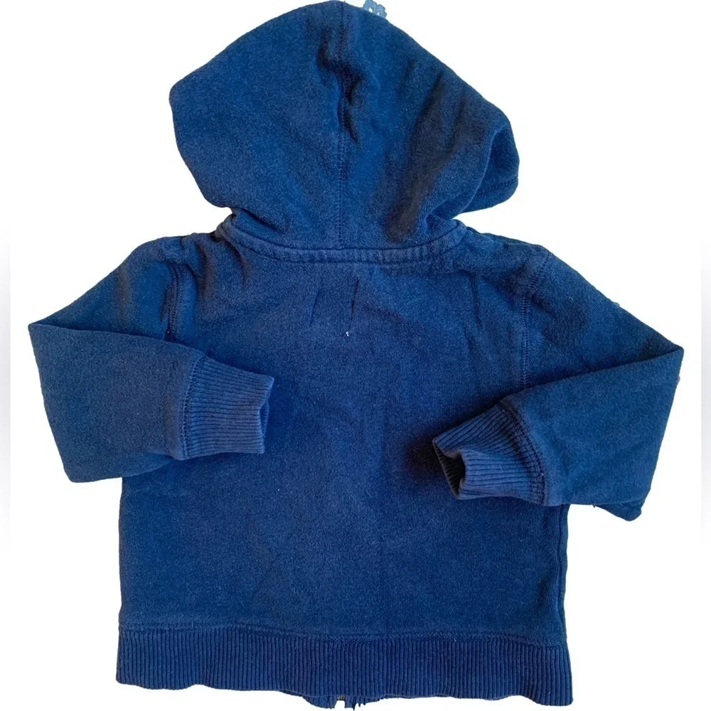 Old Navy Dark Blue Hooded Fleece Jacket